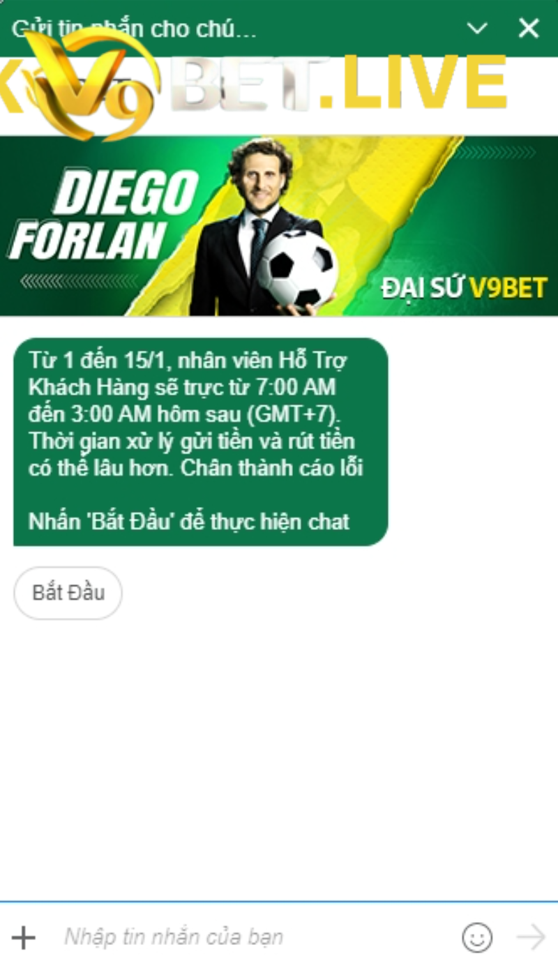 Tình huống quan trọng cần liên lạc nhà cái V9Bet