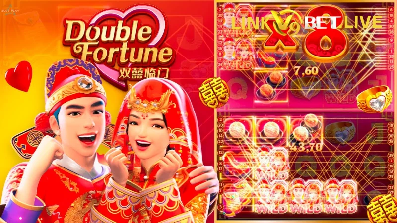 Biểu tượng wild trong Double Fortune V9Bet